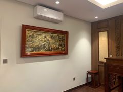Tranh Vinh Quy Bái Tổ Kích Thước 155 x 80 Cm Nền Vàng Cạo Xước- Khung Gỗ Hương Đá - Dát Vàng 24k