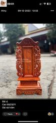 Phụ Kiện Đồ Gỗ- -Bài Vị Cửu Huyền Thất Tổ Hàng Kỹ Đục Chạm Tinh Xảo - Gỗ Hương Đá