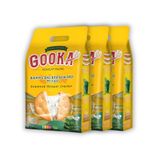  Combo 3 Bánh Gooka Cracker Nougat Filling Vị Tảo Biển Bibica 