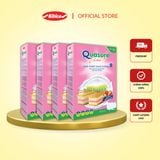  Combo 4 (Bao bì mới) Bánh Dinh Dưỡng Quasure Light Bibica dành cho người ăn kiêng và tiểu đường - Bột Ngũ Cốc/ Bánh Bông Lan/ Bánh Quy 