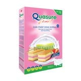  Bánh bông lan Quasure Light Dâu Bibica 180g - Thực phẩm dành cho người ăn kiêng, tiểu đường 