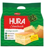  Bánh Hura Sandwich Chà Bông Xốt Vị BBQ / Tảo Biển Bibica 156g - Bánh ăn sáng dinh dưỡng siêu ngon & tiện lợi 