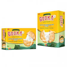  Combo 2 Bánh Gooka Cracker Nougat Filling Vị Tảo Biển Bibica 