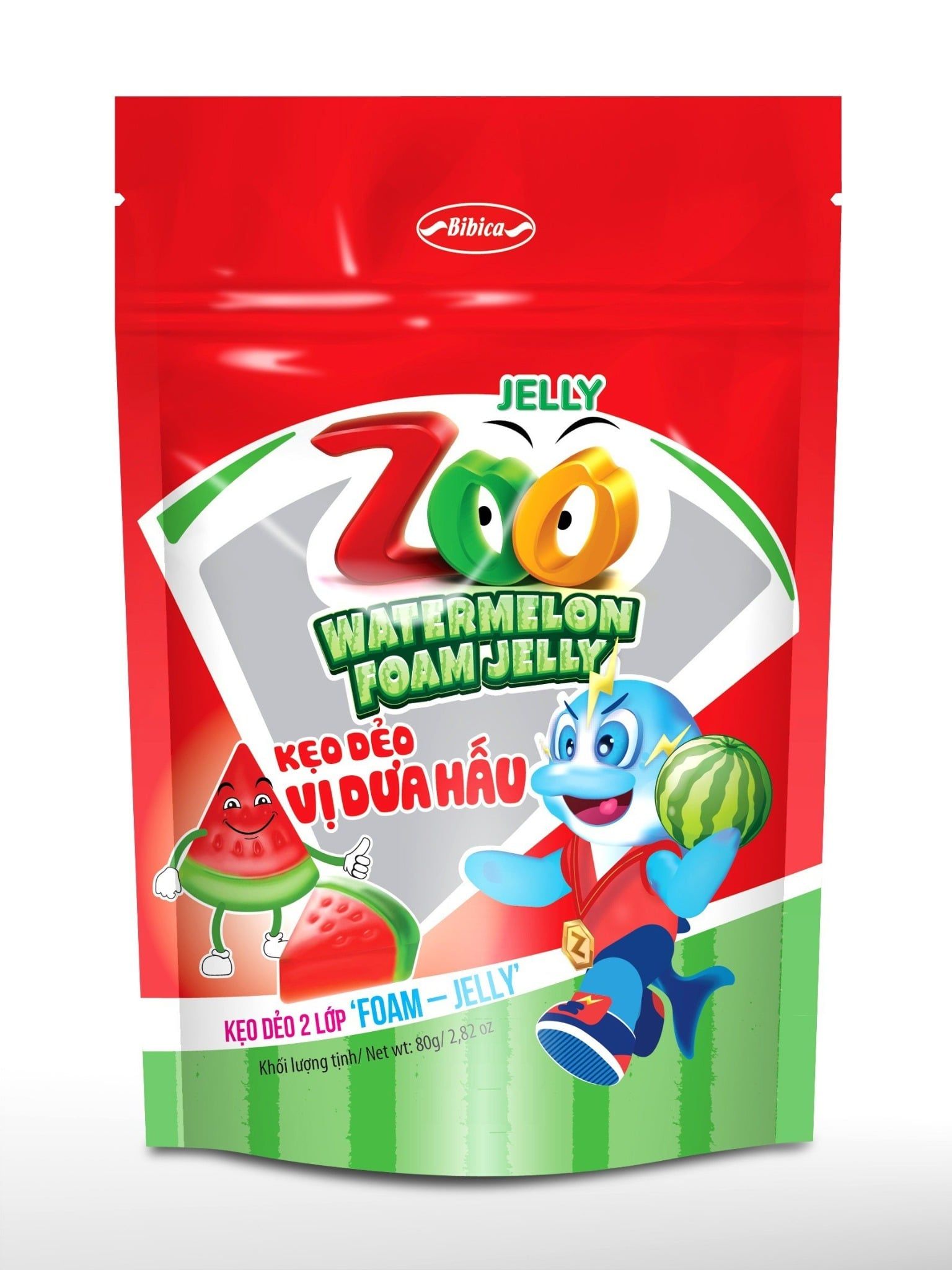  KẸO DẺO HƯƠNG VỊ DƯA HẤU ZOO 80G 