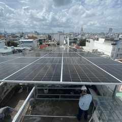 Combo Điện Mặt Trời Hybrid 5kWp Hòa Lưới 1 Pha 220V