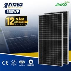 Tấm Pin Jinko Solar 550WP 1 Mặt Kính Chính Hãng JKM550M-72HL4