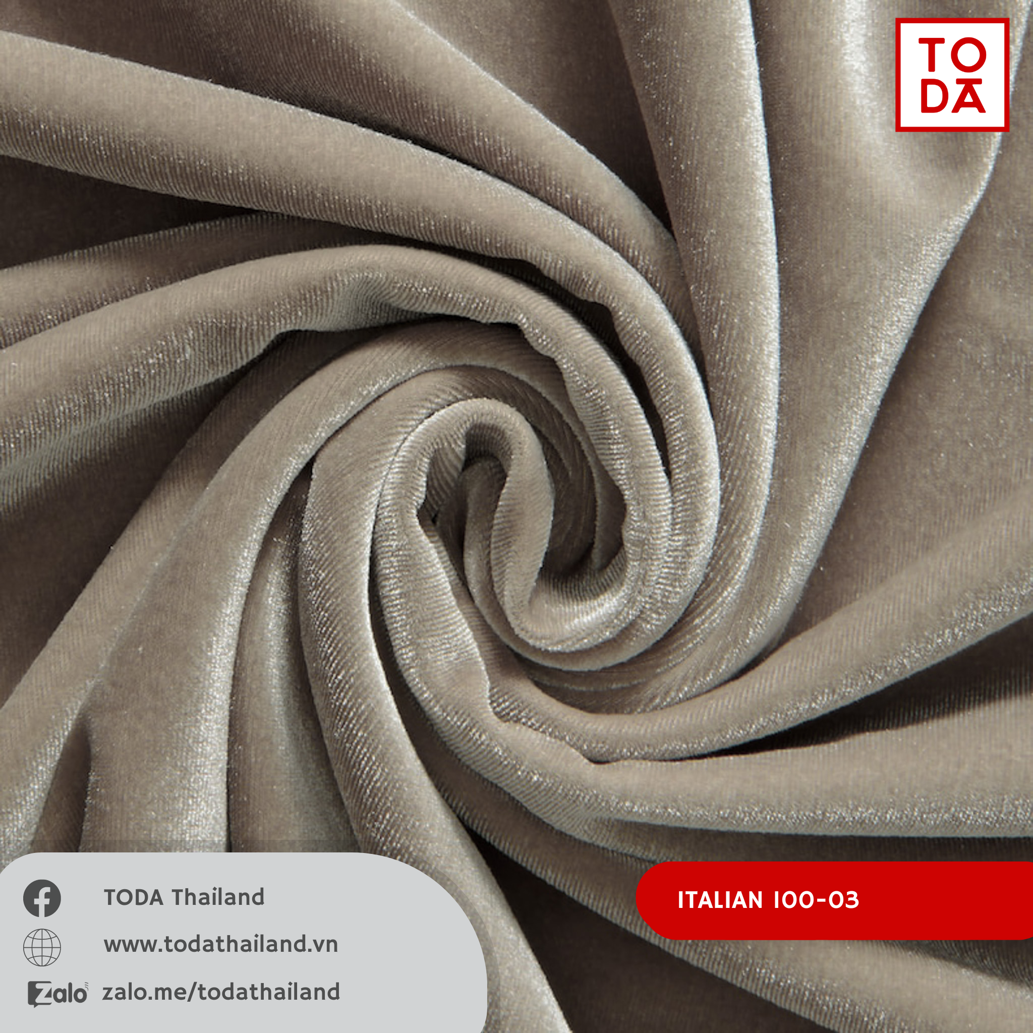 Vải Nhung Kim Tuyến 100% Polyester Italian-100 