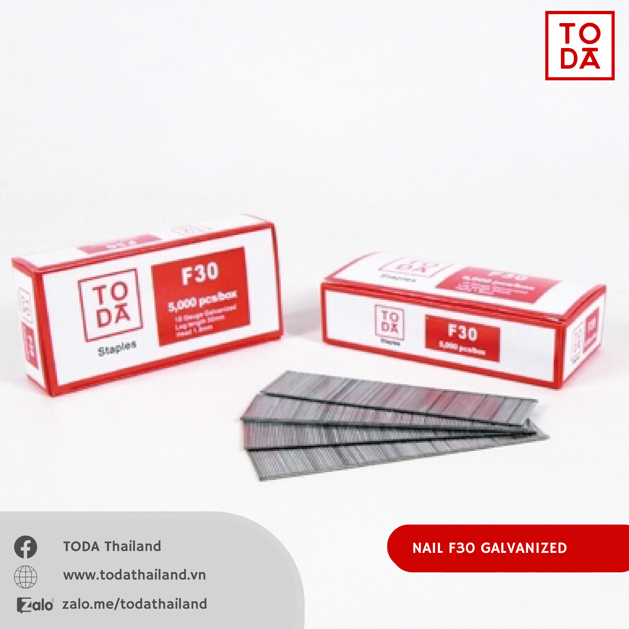  TODA Đinh Công Nghiệp Chống Rỉ F30 