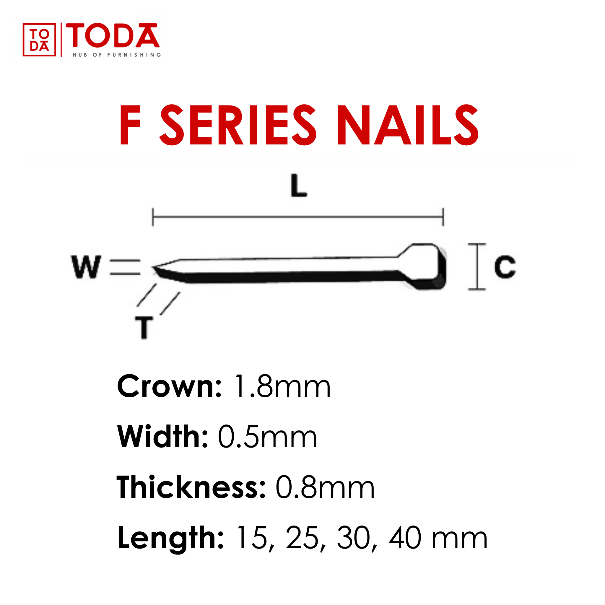  TODA Đinh Công Nghiệp Chống Rỉ F40 