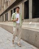  Men's Linen Stride Pants - Muối tiêu 