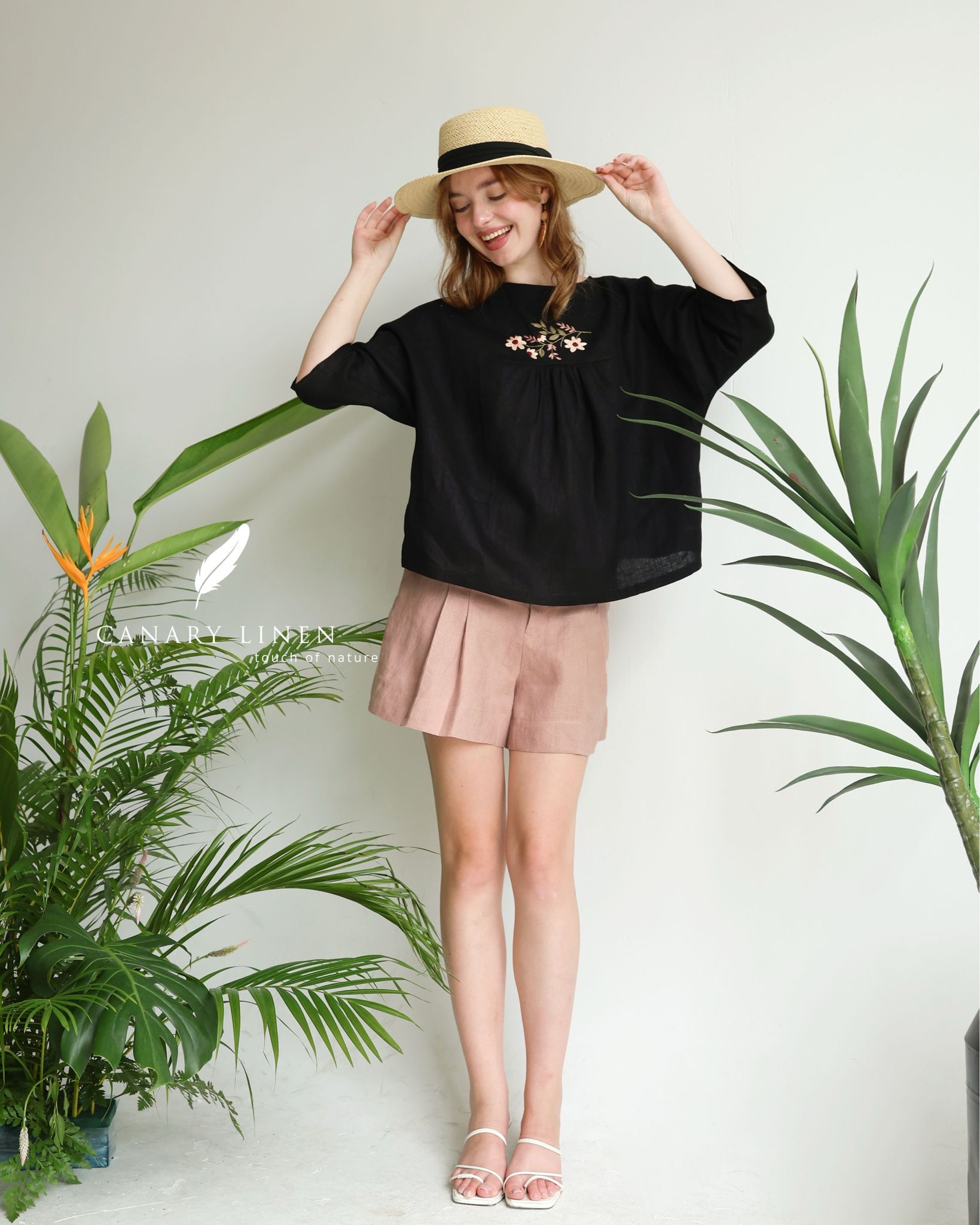  Daisy Top - Đen 