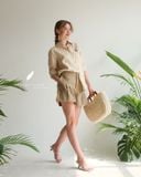  Lina Shorts - Nâu 