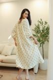  Flora Dress - Kem bông tím 