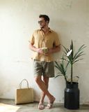  SharpLine Shirt - Vàng gừng 