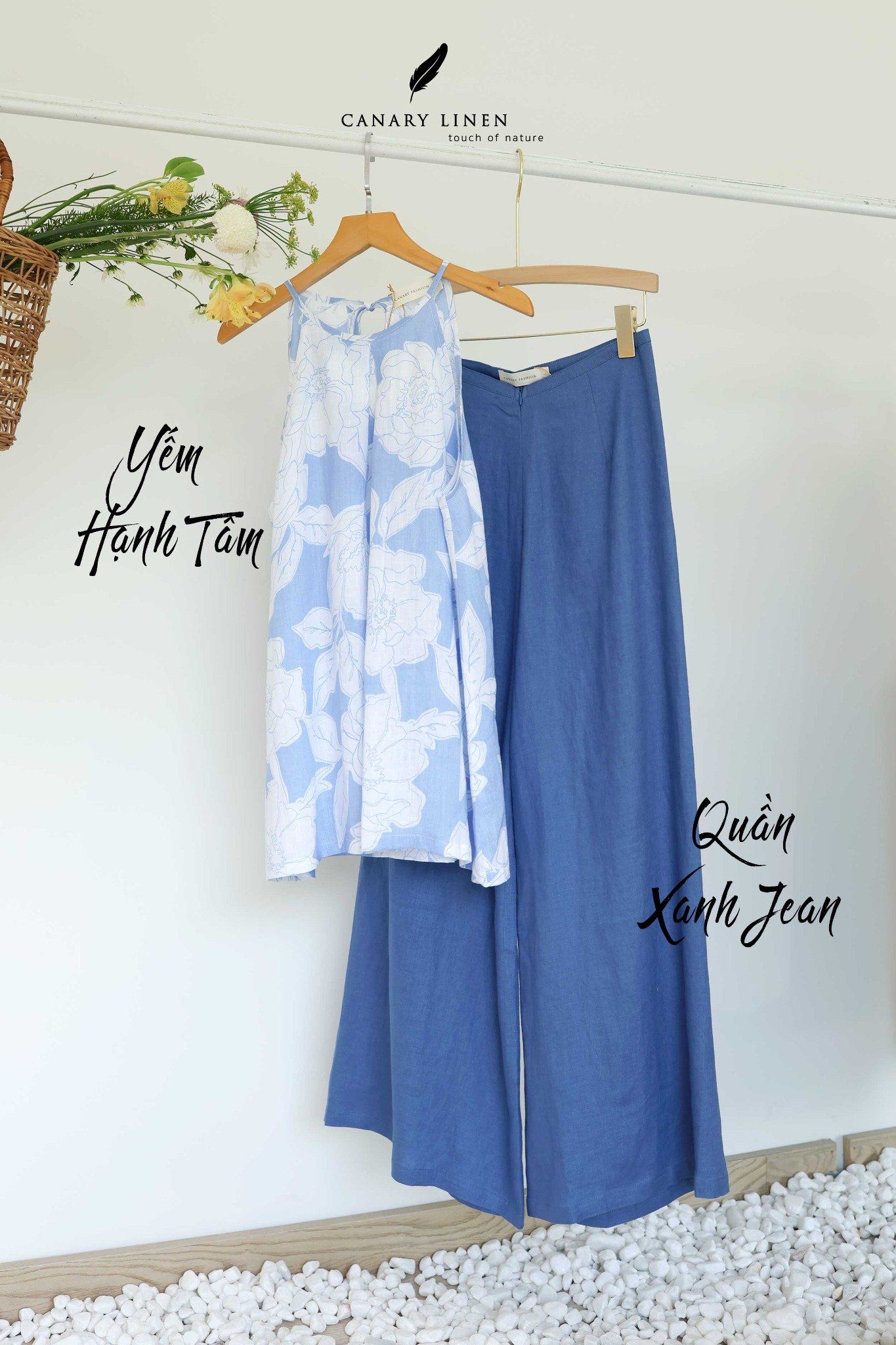  Quần áo dài 2025 - Xanh Jean 