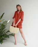  Strype Shirt - Đỏ sọc 