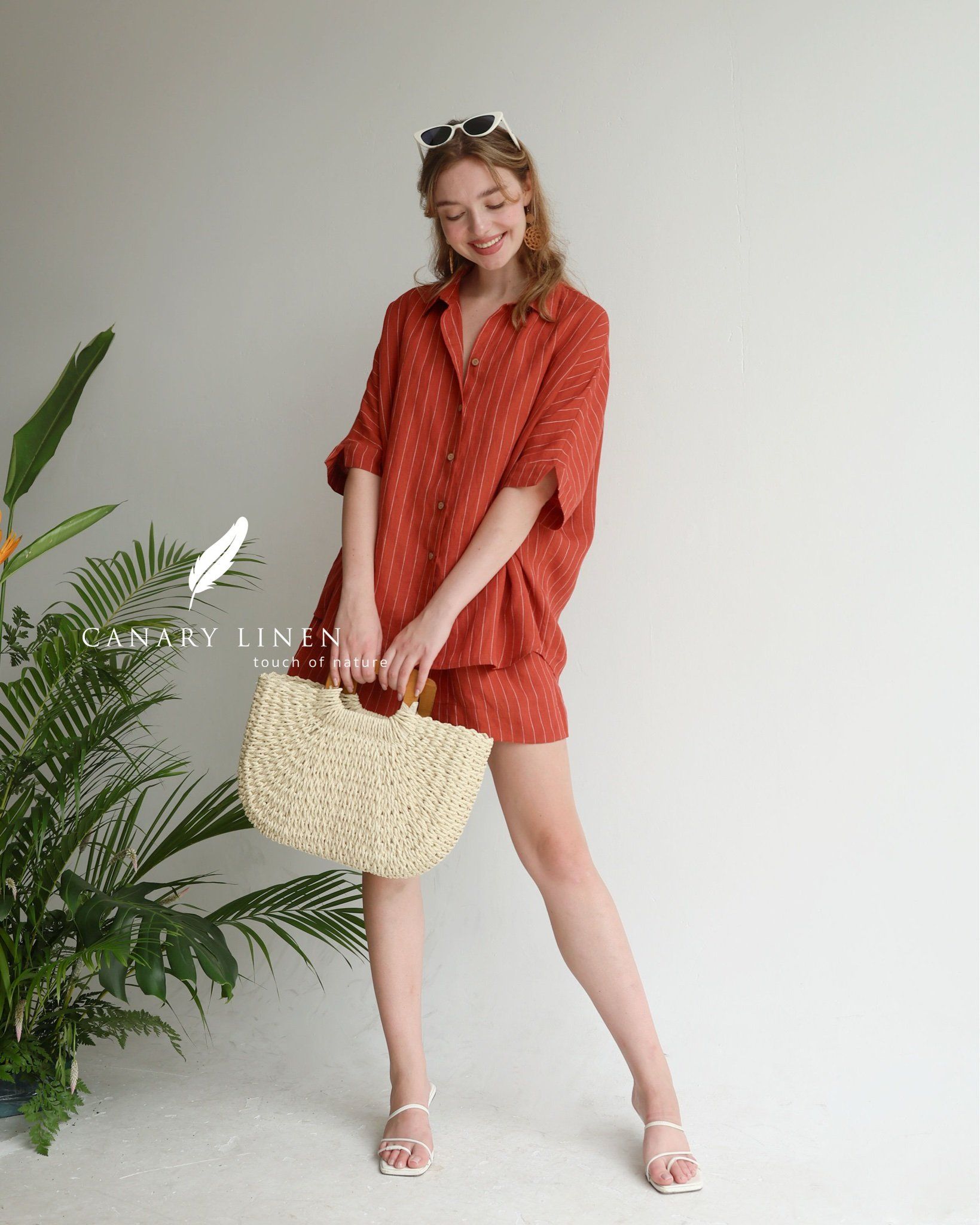  Strype Shirt - Đỏ sọc 