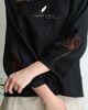Poppy Cuffs Top - Đen