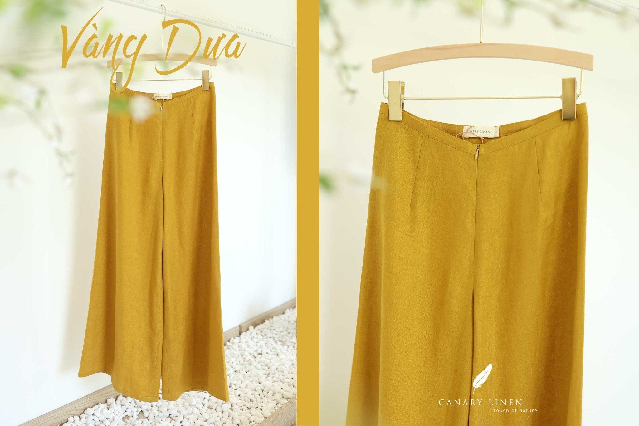  Quần áo dài 2025 vàng dưa 