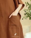  Celia Dress - Nâu cà phê 