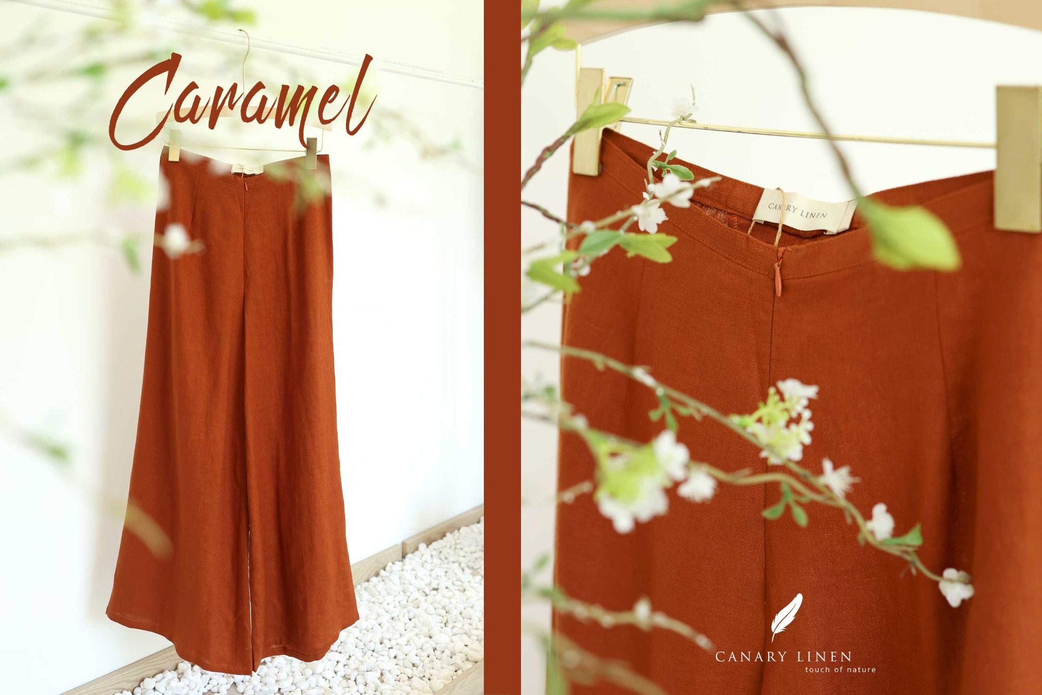  Quần áo dài 2025 caramel 