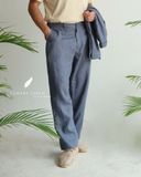  Men's Linen Stride Pants - Xám Chì 