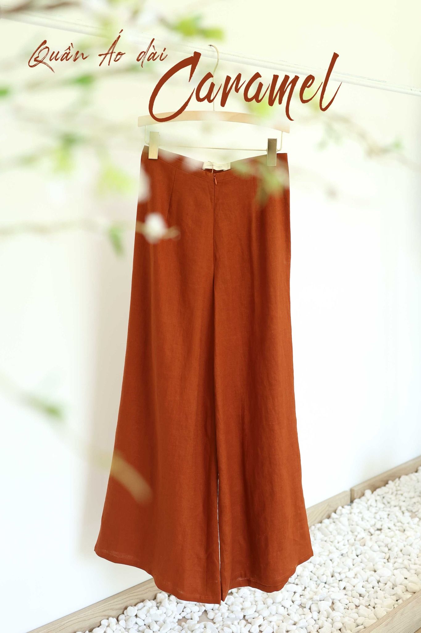  Quần áo dài 2025 caramel 