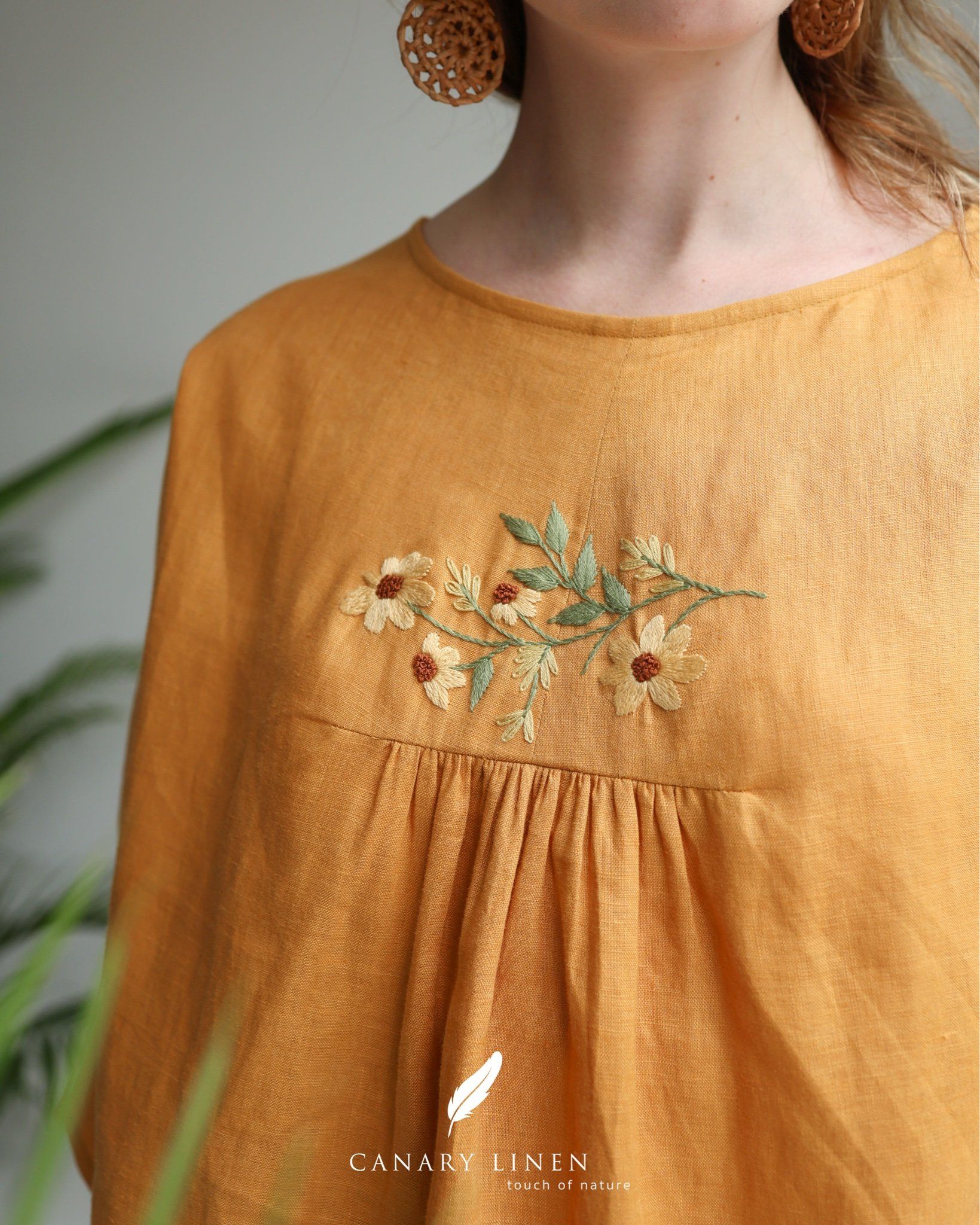  Daisy Top - Vàng cam 