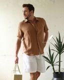  SharpLine Shirt - Nâu Cafe 