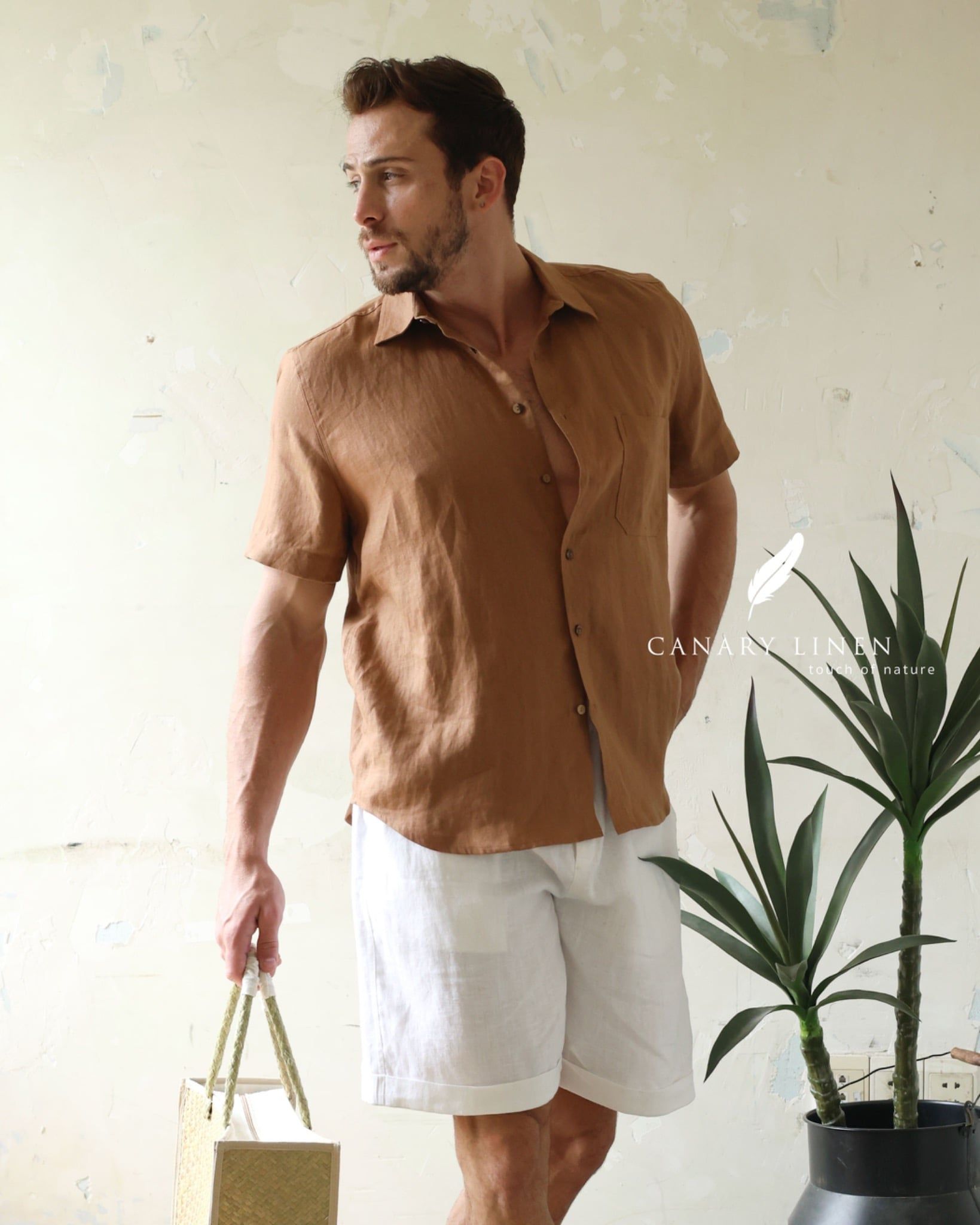  SharpLine Shirt - Nâu Cafe 