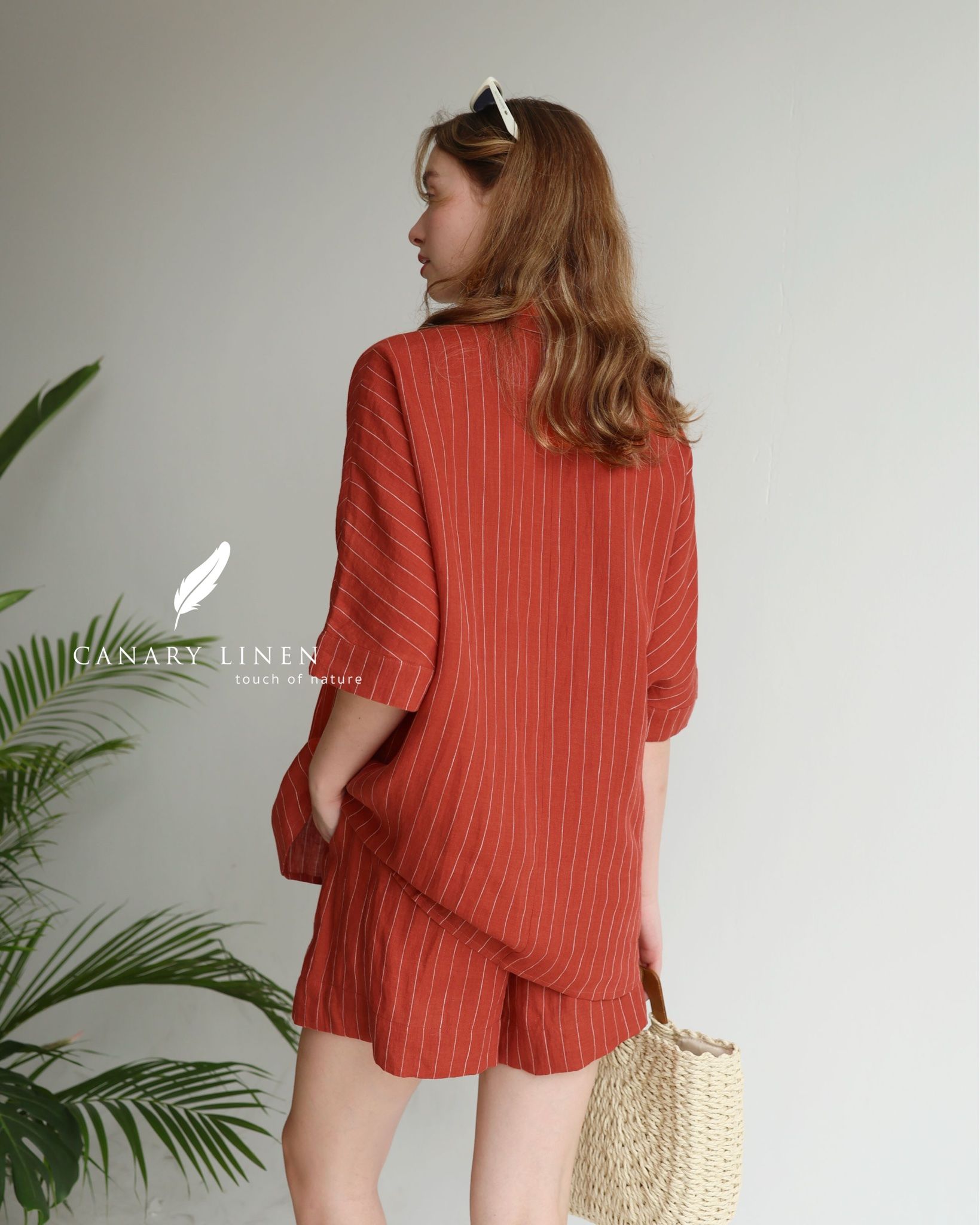  Strype Shirt - Đỏ sọc 