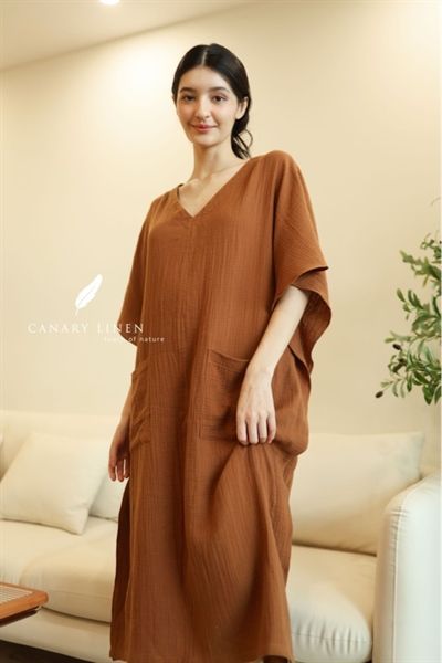  Celia Dress - Nâu cà phê 