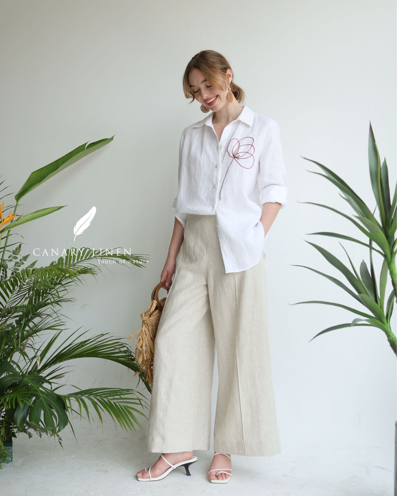  Midline Pants - Muối tiêu 