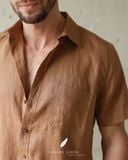  SharpLine Shirt - Nâu Cafe 