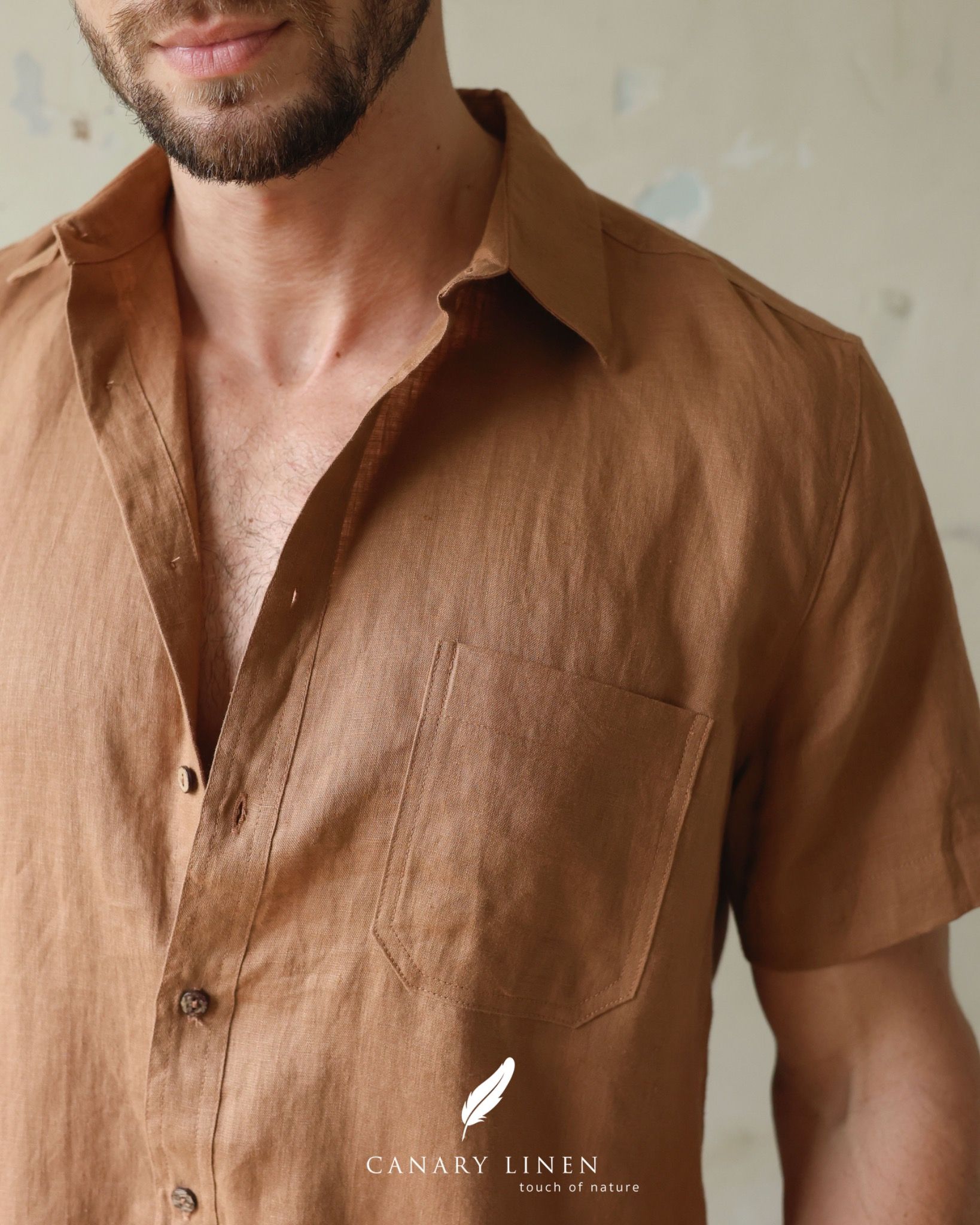  SharpLine Shirt - Nâu Cafe 