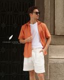  SharpLine Shirt - Cam cá hồi 