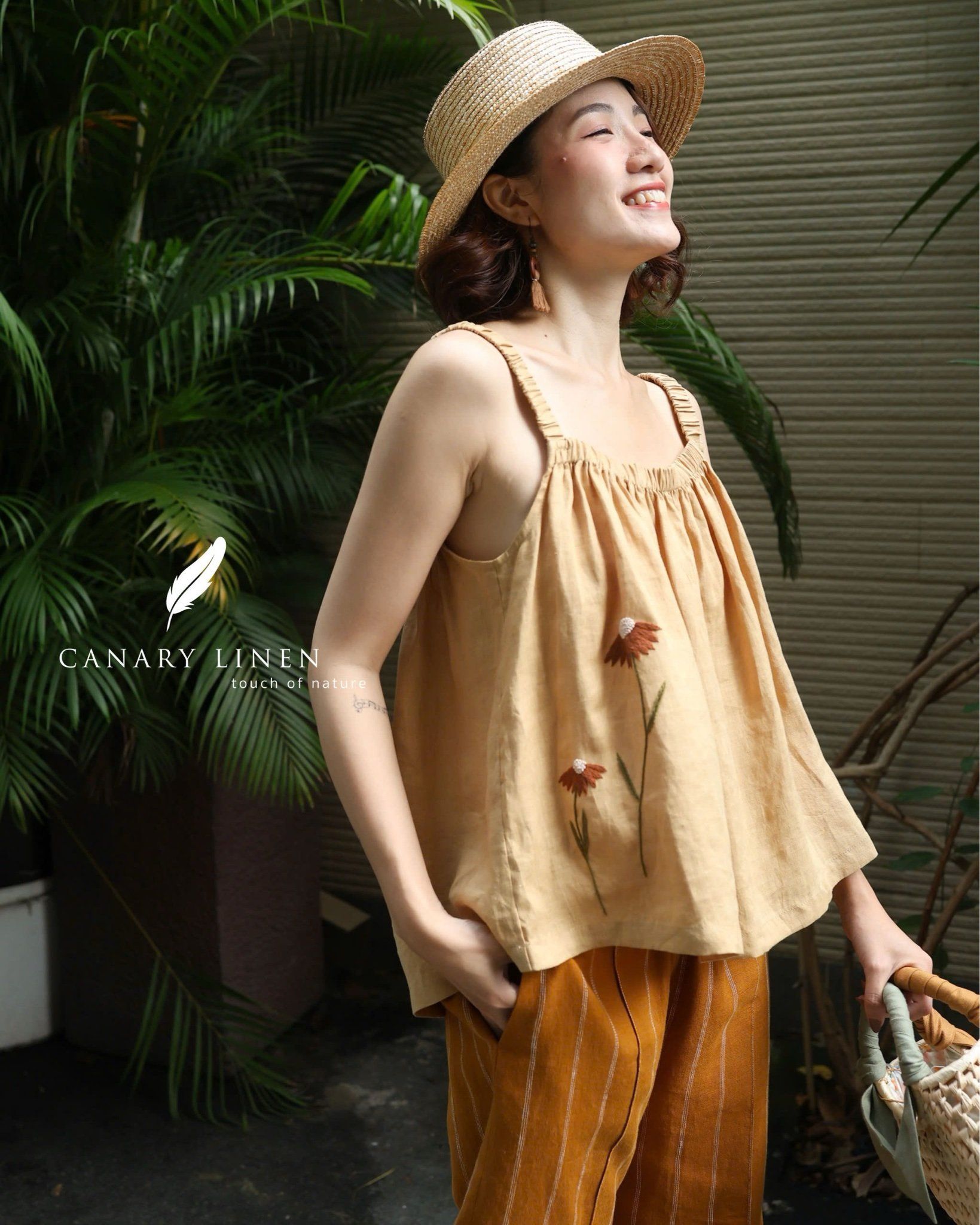  Dalia Top - Vàng gừng 