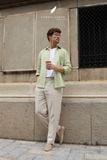  Men's Linen Stride Pants - Muối tiêu 