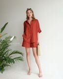  Strype Shirt - Đỏ sọc 