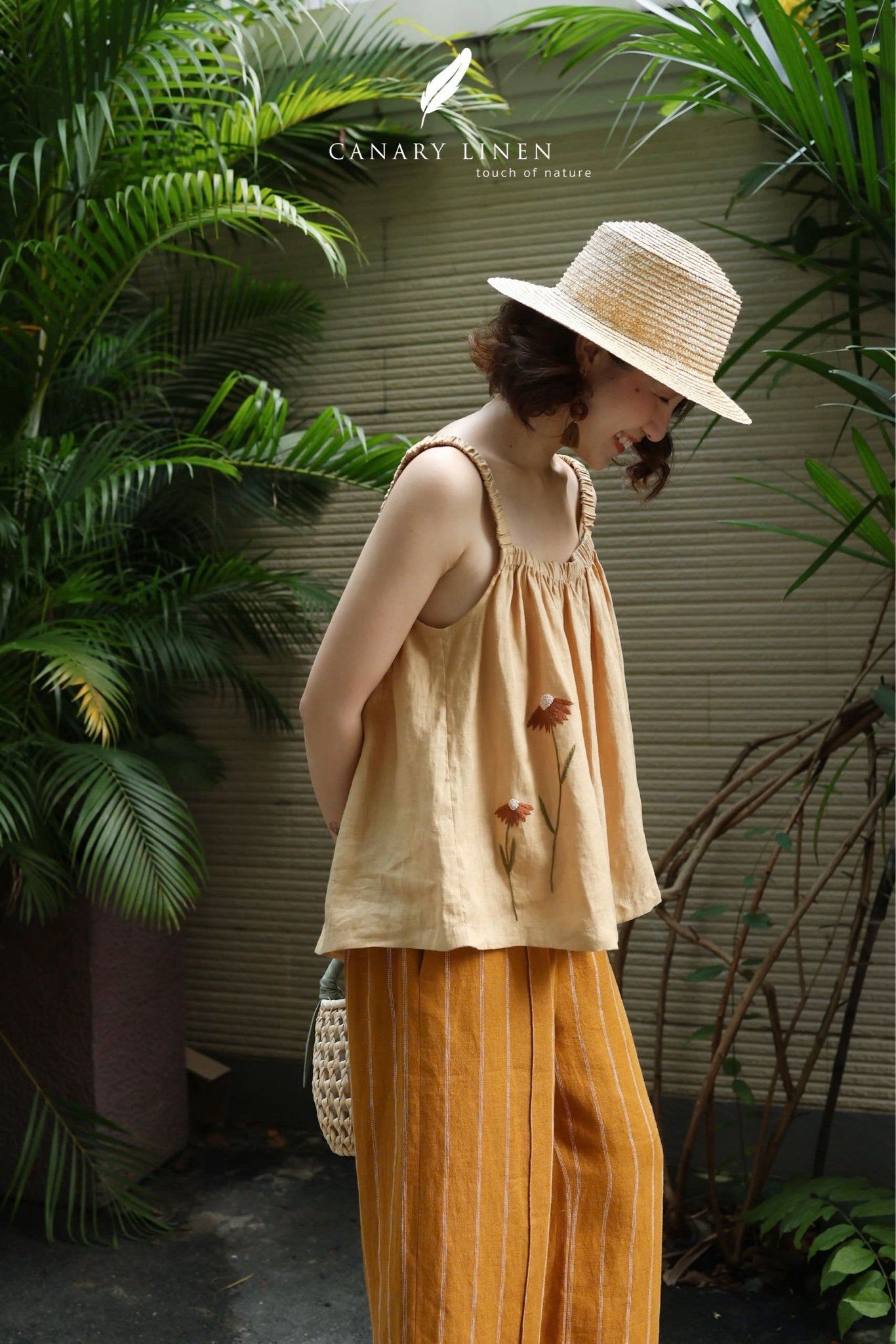  Dalia Top - Vàng gừng 