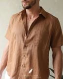  SharpLine Shirt - Nâu Cafe 