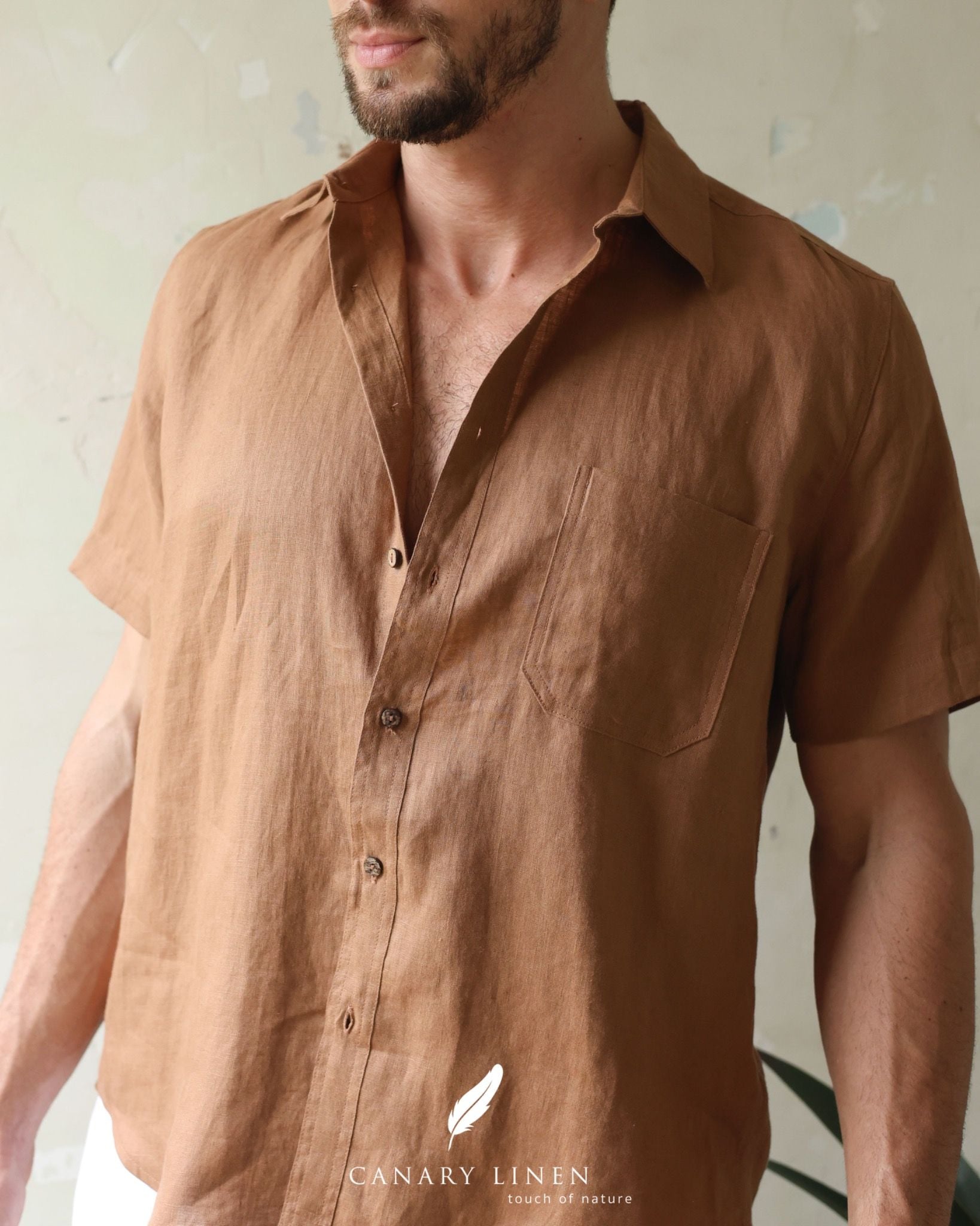  SharpLine Shirt - Nâu Cafe 