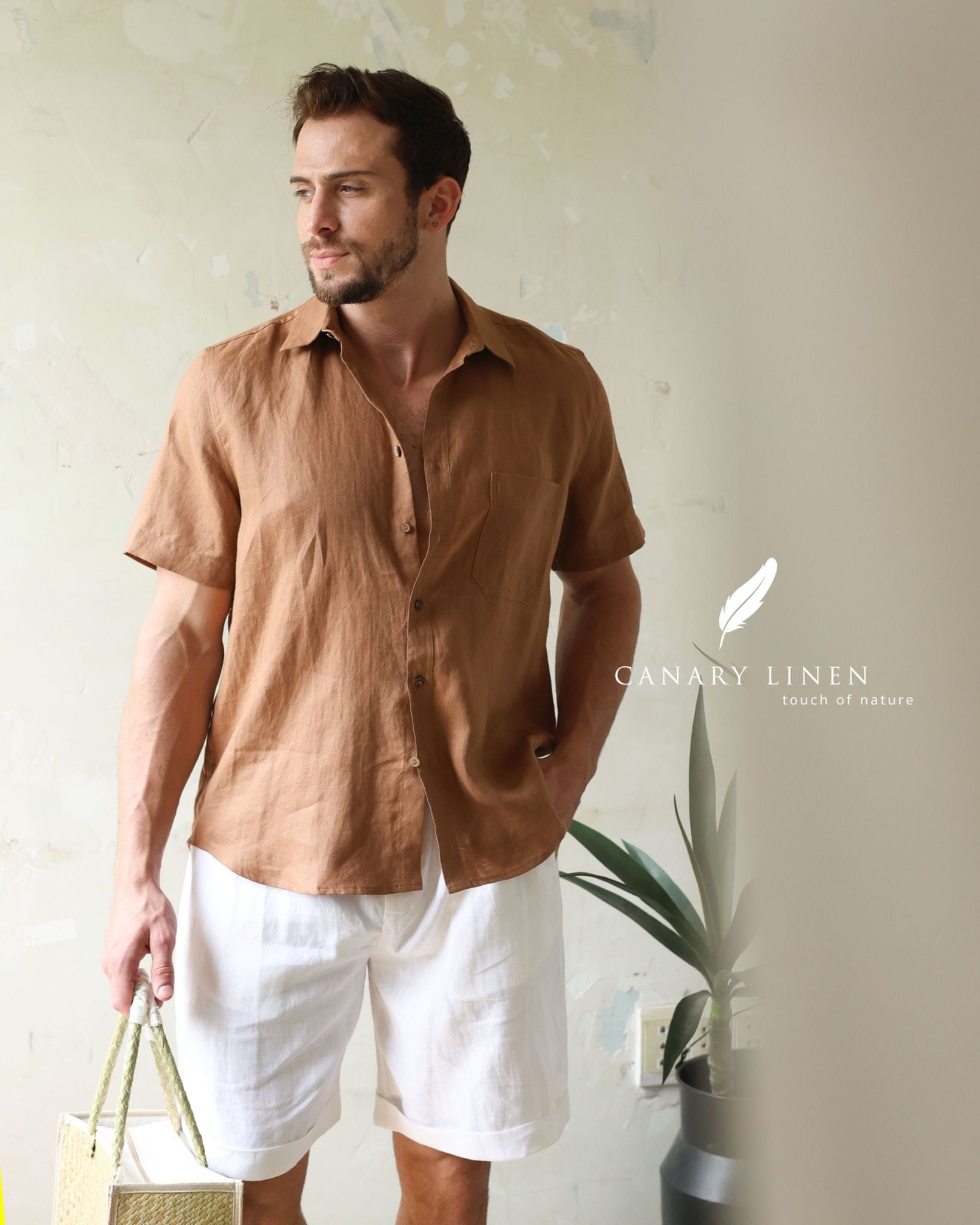  SharpLine Shirt - Nâu Cafe 