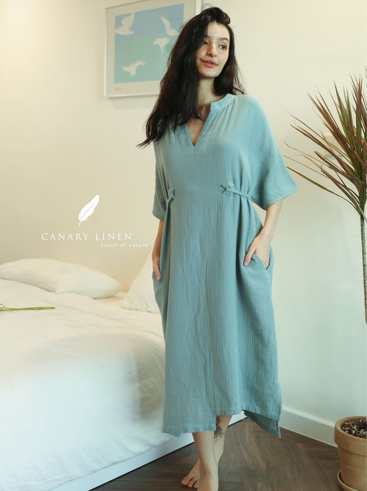  Stella Dress - Xanh ngọc 