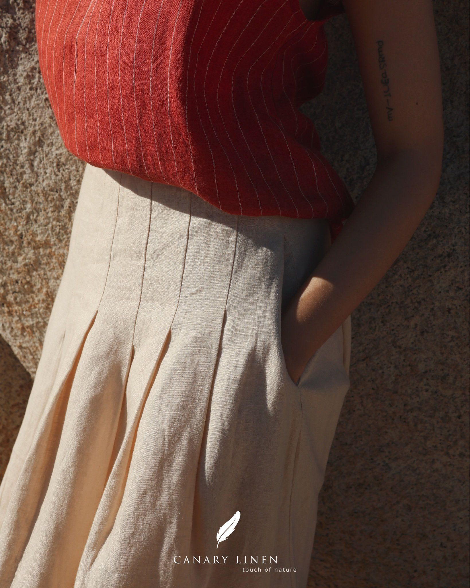  Flowy Skirt - Kem 
