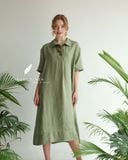  Verda Dress - Rêu nhạt 