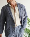  Men's Linen Stride Pants - Xám Chì 