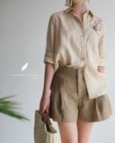  Lina Shorts - Nâu 