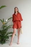  Strype Shirt - Đỏ sọc 