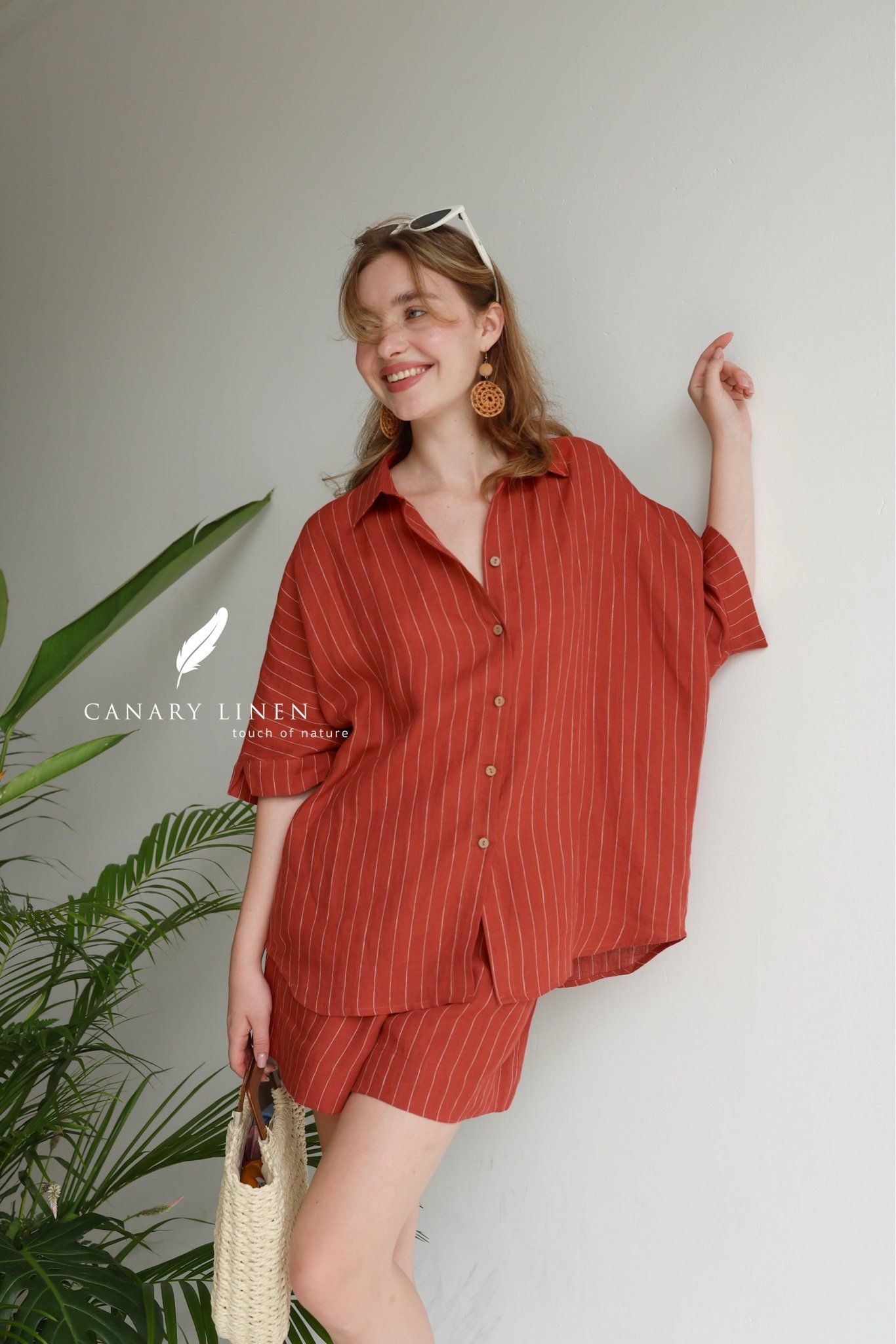  Strype Shirt - Đỏ sọc 
